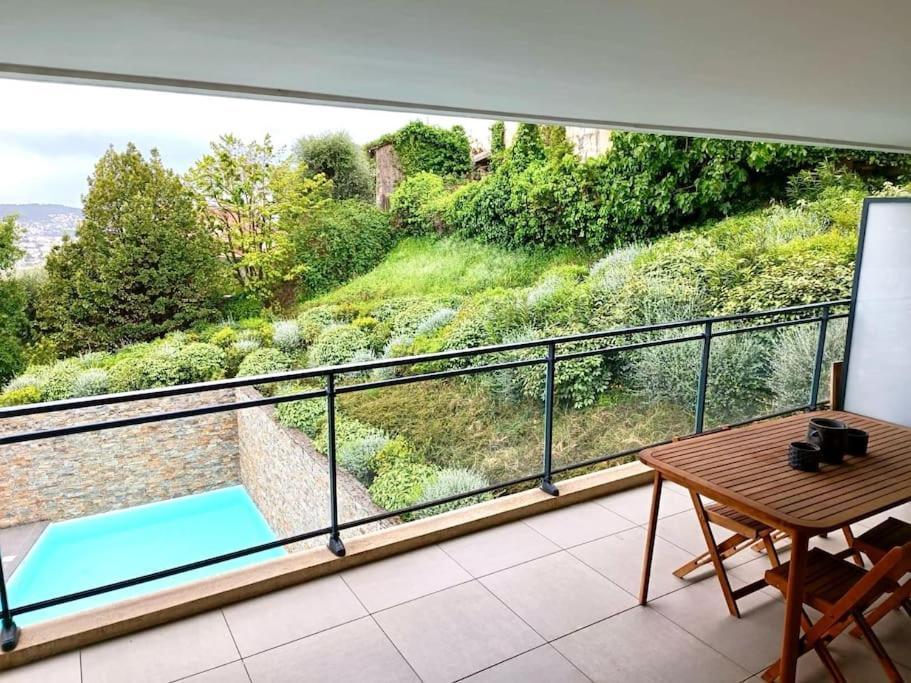 Pessicart - T2 Avec Terrasse - Residence Avec Piscine Nice Buitenkant foto