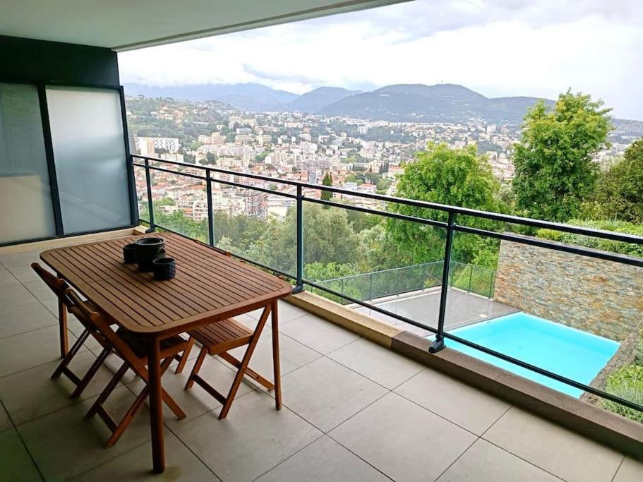 Pessicart - T2 Avec Terrasse - Residence Avec Piscine Nice Buitenkant foto